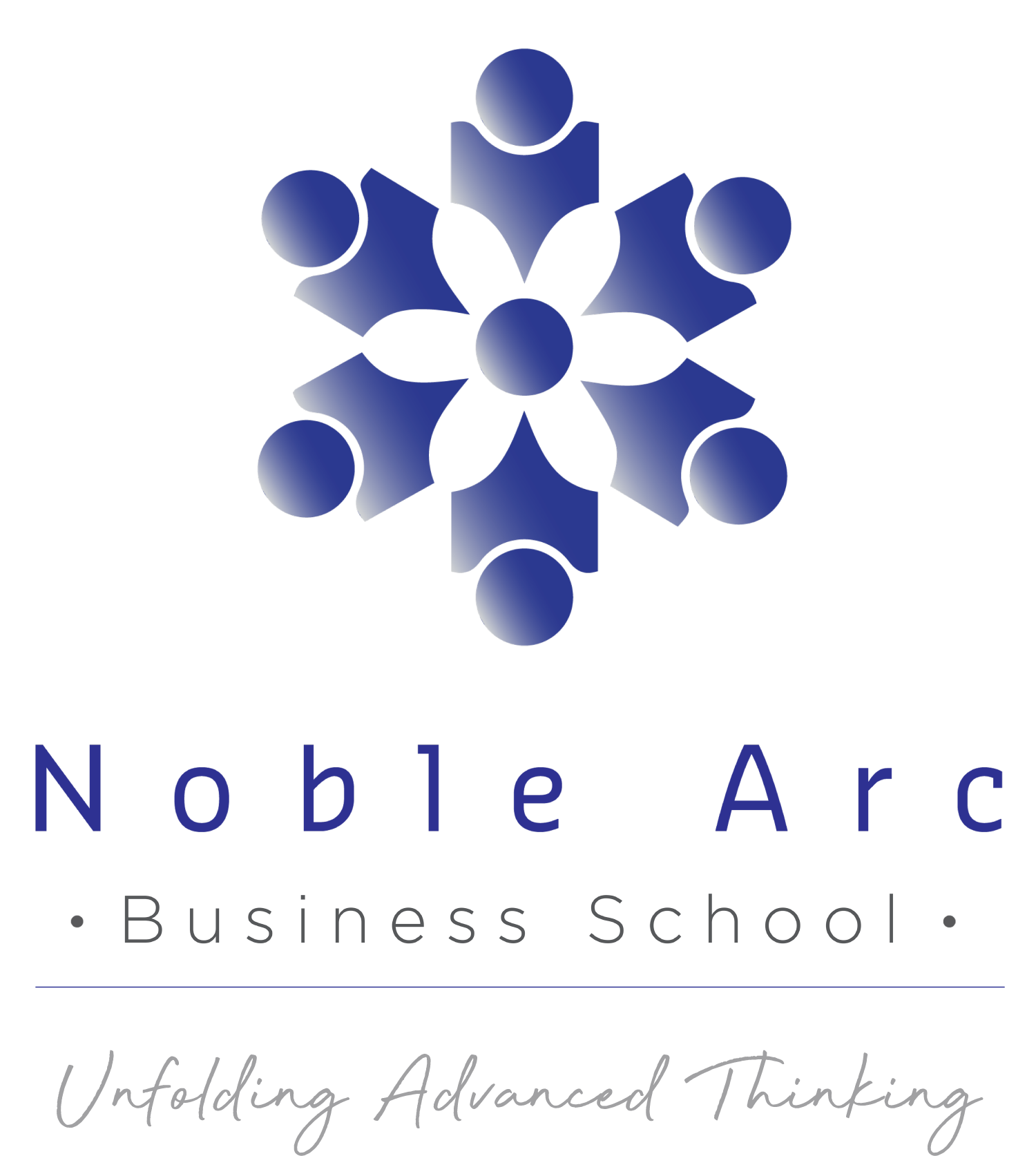 Noble Arc Business School Portrait Blue