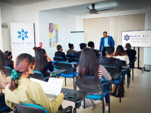 ABE students in class with lecturer